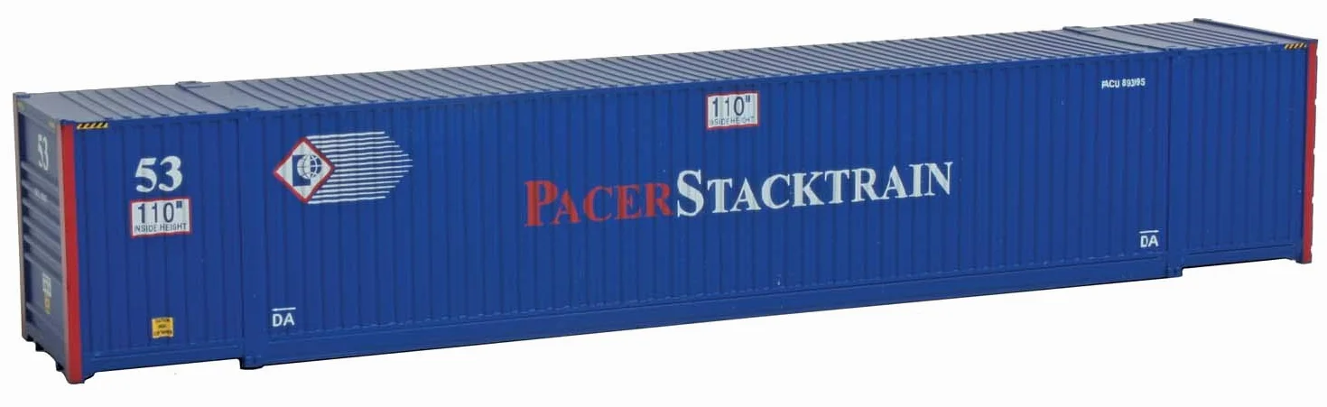 Walthers SceneMaster Tor H0 - Container 53 stóp Pacer Stacktrain