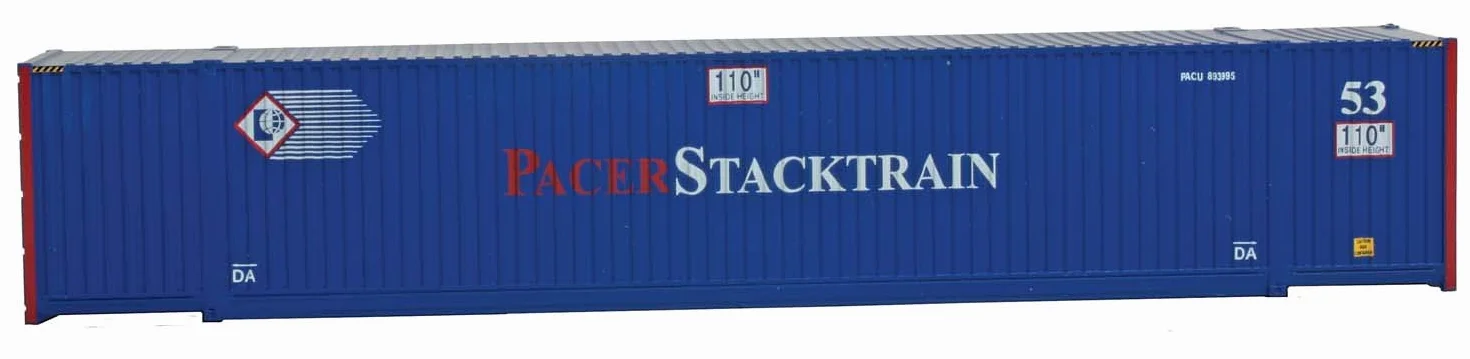 Walthers SceneMaster Tor H0 - Container 53 stóp Pacer Stacktrain