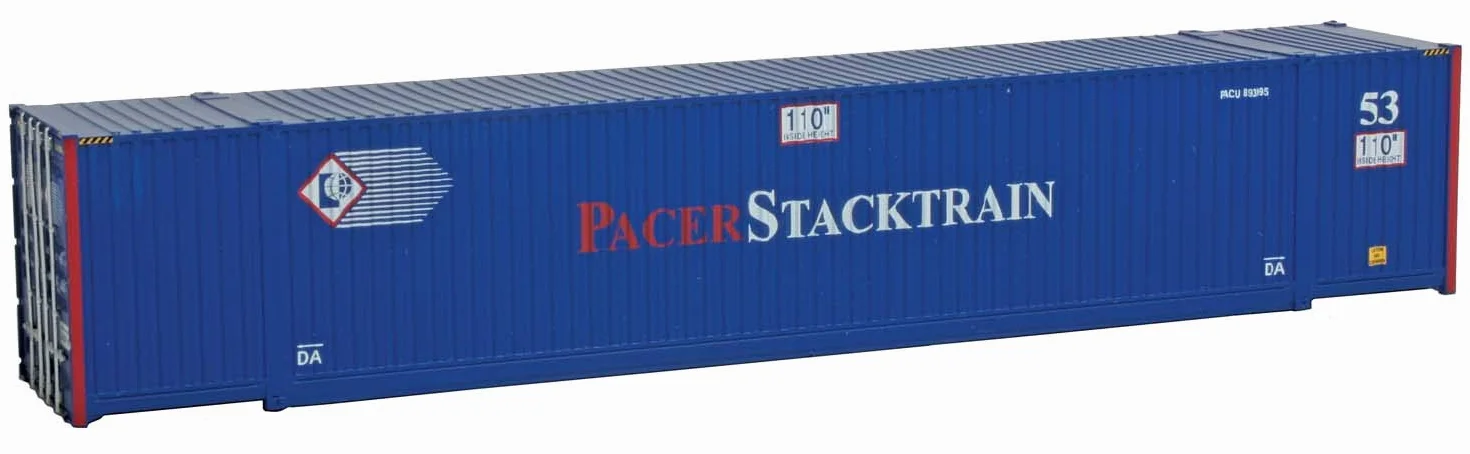 Walthers SceneMaster Tor H0 - Container 53 stóp Pacer Stacktrain