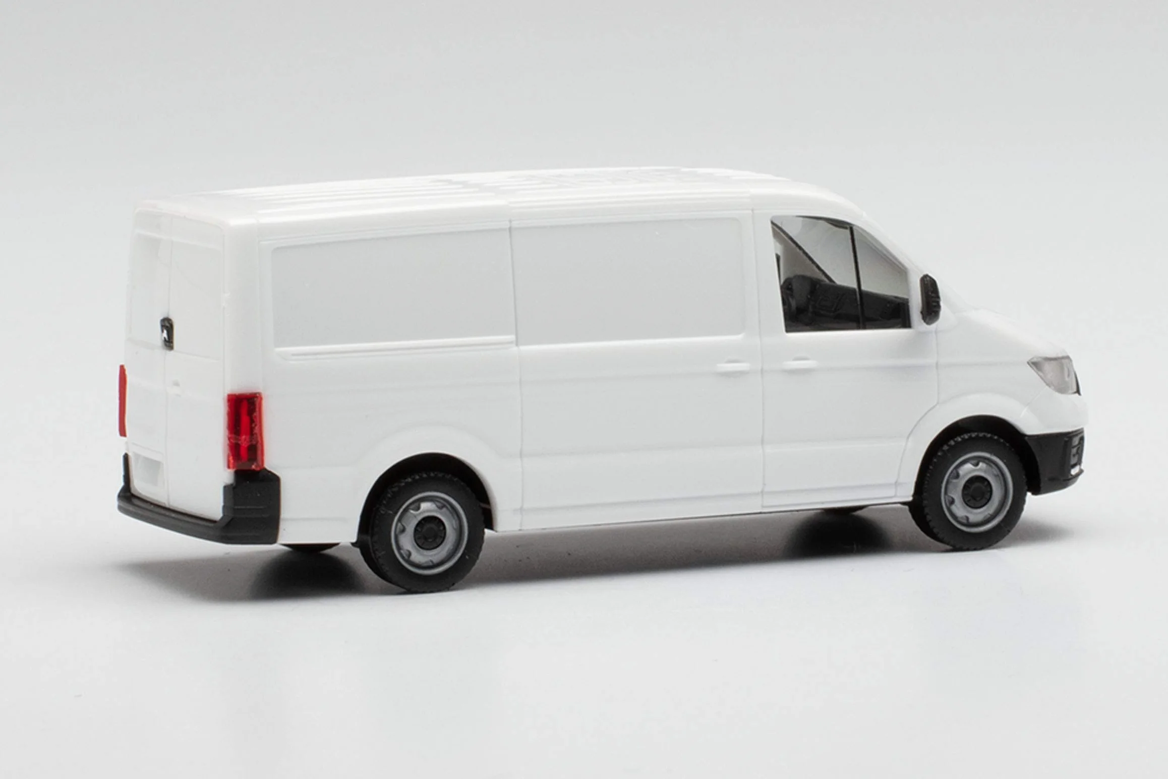 herpa - Herpa Minikit: MAN TGE box z płaskim dachem, biały